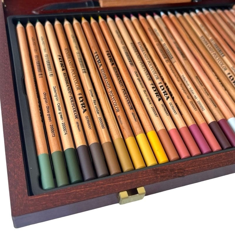 LYRA Lyra Rembrandt Polycolor Artist Atelier Wooden Box 106 pcs
