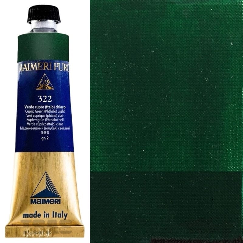 Maimeri Puro 322 Cupric Green Phthalo Light 40ml