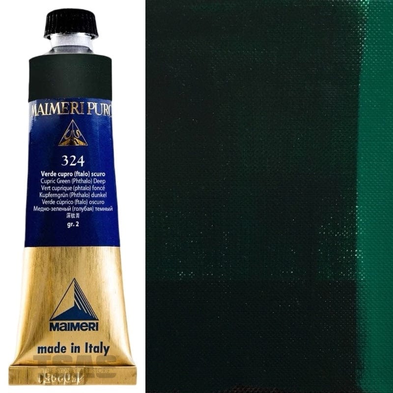 Maimeri Puro 324 Cupric Green Phthalo Deep 40ml