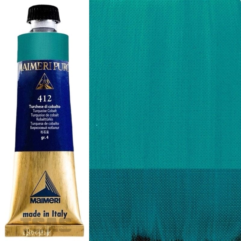Maimeri Puro 412 Turquoise Cobalt 40ml