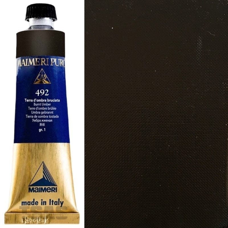 Maimeri Puro 492 Burnt Umber 40ml