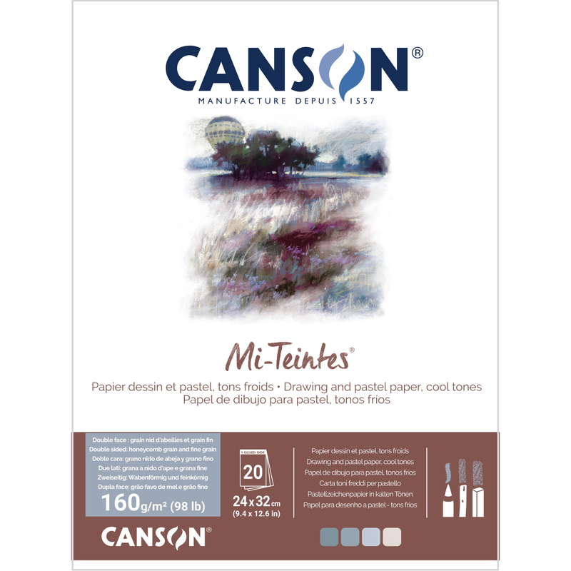 Mi-Teintes® 160gsm Pads Cool Tones