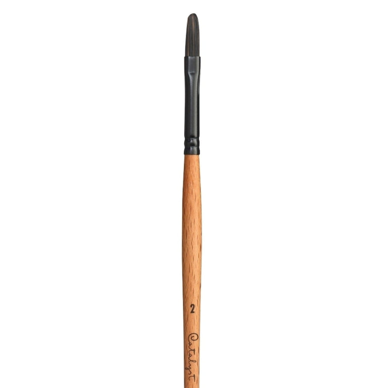 PRINCETON PRINCETON Catalyst SYN LH Filbert Size 2 Princeton Catalyst 6400 LH Filbert