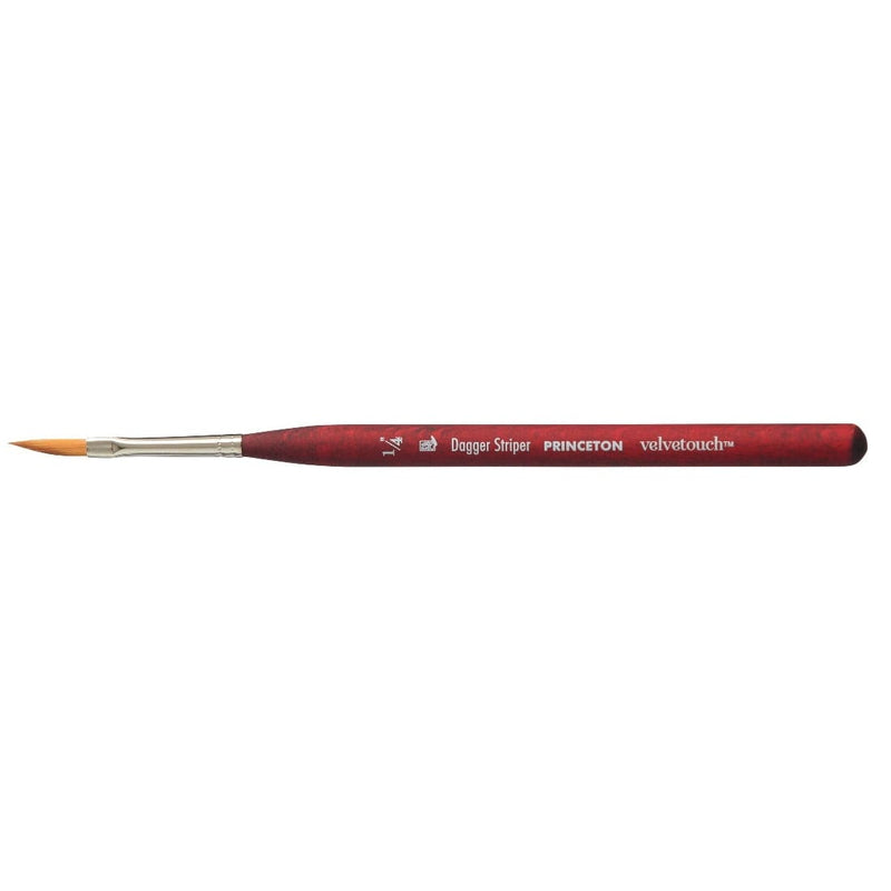 PRINCETON PRINCETON Mini Dagger Striper Size 1/4IN Princeton Velvetouch 3950 SH Mini Dagger Striper Size 1/4IN