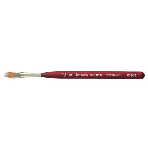 PRINCETON PRINCETON SH Mini Filbert Grainer Size 1/4IN Princeton Velvetouch 3950 SH Mini Filbert Grainer Size 1/4IN