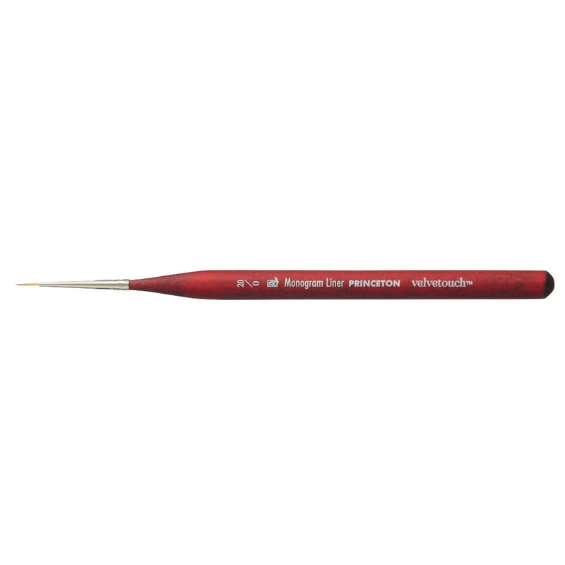 PRINCETON PRINCETON Velvetouch SYN SH Mini Monogram Size 20/0 Princeton Velvetouch 3950 SH Mini Monogram Size 20/0