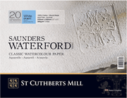 SAUNDERS SAUNDERS Cold Press / 23x31cm Saunders Waterford 300gsm Watercolour Blocks
