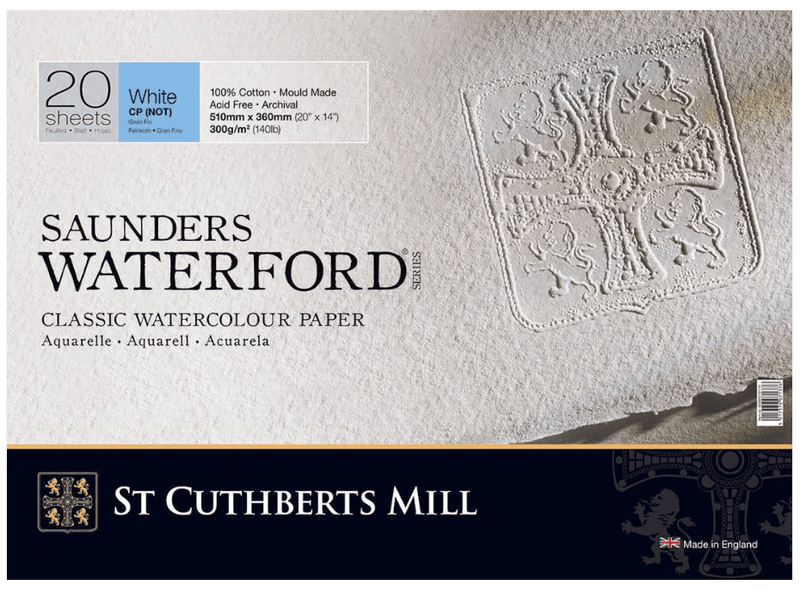 SAUNDERS SAUNDERS Cold Press / 36x51cm Saunders Waterford 300gsm Watercolour Blocks