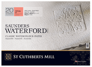 SAUNDERS SAUNDERS Hot Press / 36x51cm Saunders Waterford 300gsm Watercolour Blocks